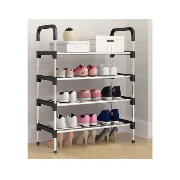 4 TIER STEEL SHOE RACK