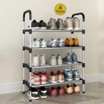4 TIER STEEL SHOE RACK