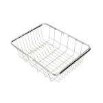DISH DRYING RACK  SILVER