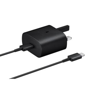 Samsung 25W PD Adapter with USB-C to USB-C Cable (3A) 1M