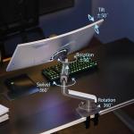 NB MONITOR DESK STAND A5 BLACK 17'' to 32''
