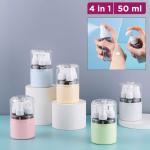 4 IN 1  TRAVEL BOTTLE SET ASSORTED COLOR