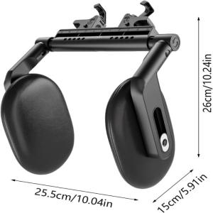 ADJUSTABLE CAR SEAT HEAD SUPPORT