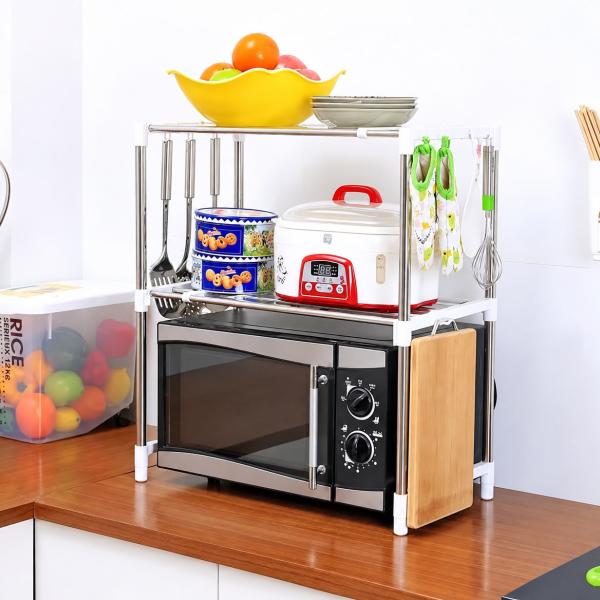 EXPANDABLE MICROWAVE RACK -8018