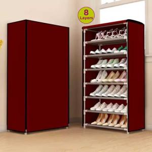 SHOES RACK 8 LAYER WITH ZIPPER TYPE