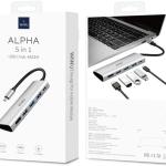 WIWU ALPHA 5 IN 1 USB-C HUB A531H