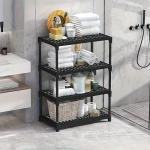 MULTIFUNCTIONAL 4TIER STORAGE RACK - BLACK  (ACK120)