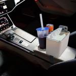 CAR ARM REST AND TISSUE BOX BEIGE
