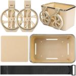 CAR ARM REST AND TISSUE BOX BEIGE