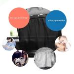 CAR WINDOW CURTAIN SILVER  4PCS
