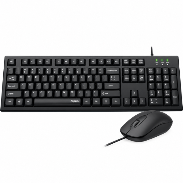 RAPOO USB KEYBOARD WITH MOUSE X120PRO