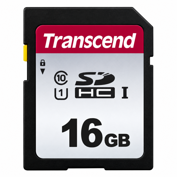 TRANSCEND 16GB SD CARD UHS-I U1 TS16GSDC300S