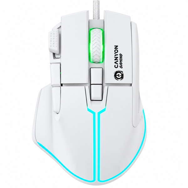 CANYON mouse Fortnax GM-636 RGB 9buttons Wired White
