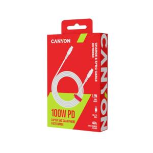 CANYON cable CC100SC C-C 100W 1.2m White