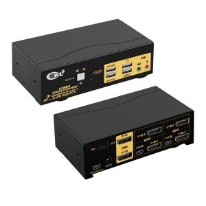 DISPLAY PORT KVM SWITCH 2 PORTS 4K
