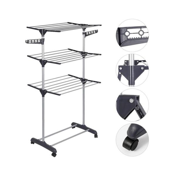 3 TIER FOLDING CLOTHS HANGER