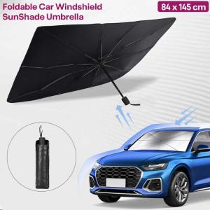 FOLDABLE CAR SUN SHADE UMBRELLA  SILVER S-110 (80X140)