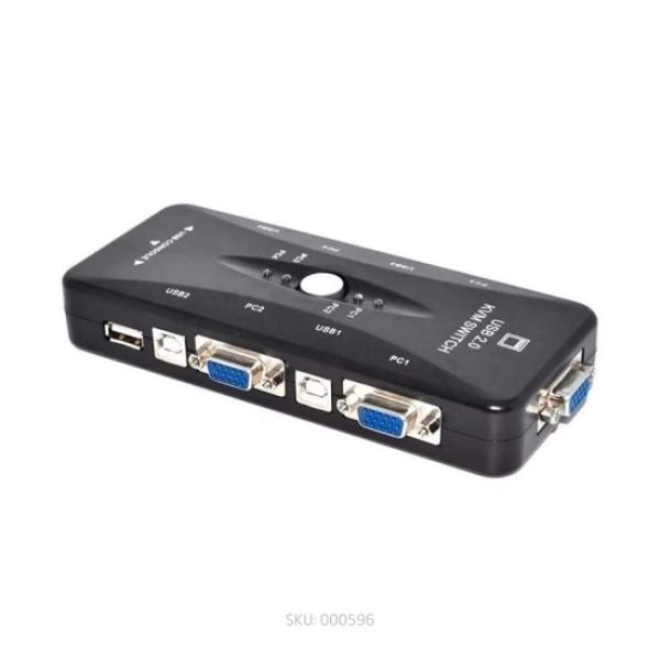 KVM SWITCH 4 PORT USB  KVM41UA
