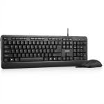 LEVOVO WIRED KEYBOARD WITH MOUSE 160 USB (3697)