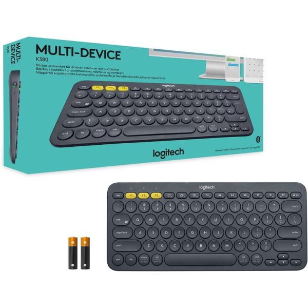 LOGITECH WIRELESS KEYBOARD K380 BLK