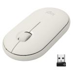 LOGITECH WIRELESS MOUSE PEBBLE 910-005541 WHT