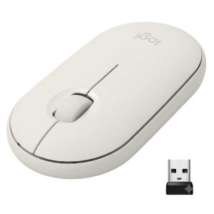 LOGITECH WIRELESS MOUSE PEBBLE 910-005541 WHT