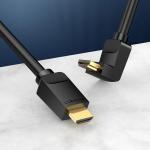Vention HDMI Right Angle  Cable 270 Degree 1.5M Black