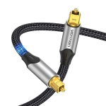 Vention Optical Fiber Audio Cable Aluminum Alloy Type 1.5M Gray