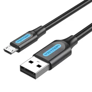 Vention USB 2.0 A Male to Micro-B Male 3A Cable 1.5M Black