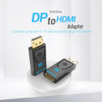 Vention DisplayPort Male to HDMI Female Adapter Black