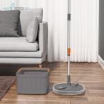 CLEAN WATER SPIN MOP WITH BUCKET (GREY)