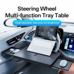 MULTIFUNCTION CAR STEERING WHEEL DESK BLACK
