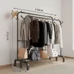 DOUBLE  POLE CLOTH RACK