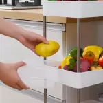 3 TIER SLIM RACK WITH WHEEL