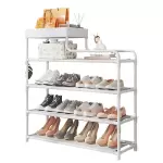 5 TIER SHOES STORAGE RACK WHITE