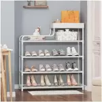 5 TIER SHOES STORAGE RACK WHITE