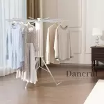 FOLDING CLOTH HANGER 12 RODS  WHITE