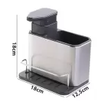 STEEL SOAP DISPENSERKITCHEN SINK ORGANIZER