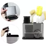 STEEL SOAP DISPENSERKITCHEN SINK ORGANIZER