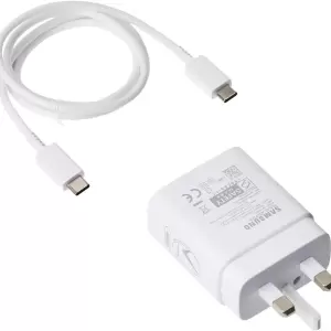 Samsung 25W PD Adapter with USB-C to USB-C Cable (3A) 1M