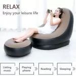 INFLATABLE SOFA WITH FOOT STOOL