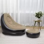 INFLATABLE SOFA WITH FOOT STOOL