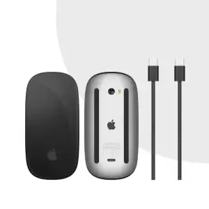APPLE MAGIC MOUSE BLACK   (USB -C) MULTI TOUCH SURFACE