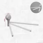 BATHLUX MULTI TOWEL HANGER WITH SUCTION CUP