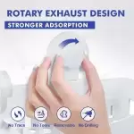 BATHLUX MULTI TOWEL HANGER WITH SUCTION CUP