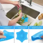 BATHLUX 3 PCS SILICONE STAR TYPE ASSORTED COLOR RANDOM