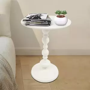 ROUND COFFEE TABLE WHITE