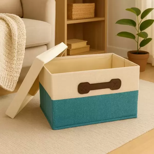 STORAGE BOX  40X30X25CM  BLUE  30L