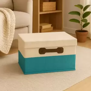 STORAGE BOX 45X35X25CM  BLUE 45L