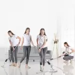 FLOOR DUST SPRAY MOP (WHITE)